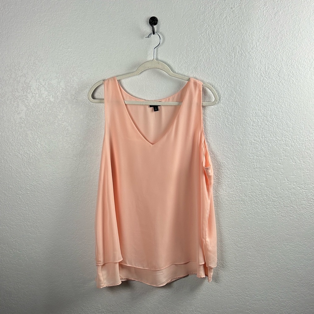 TORRID Women’s Chiffon Double Layer Tank Sleeveless V Neck Lightweight Sz XL